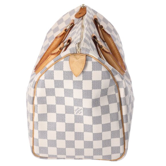 Louis Vuitton Speedy 30 Handbag N41533 Azur Damier Canvas - Picture 4 of 6